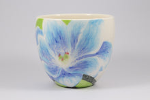 Load image into Gallery viewer, Cup with Large Blue Flower