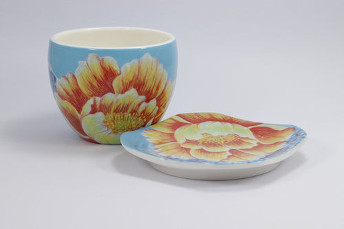 Floral Cup and Plate